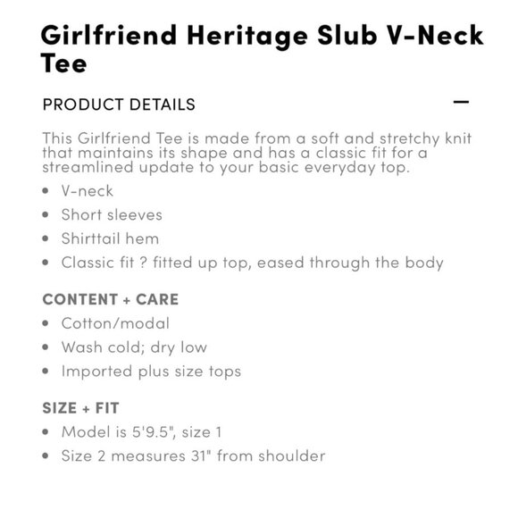 Torrid Size 3 Grey Girlfriend Heritage Slub V-Neck Tee - Picture 3 of 8